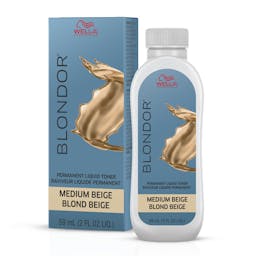 Blondor Permanent Liquid Hair Toner /01 Medium Beige