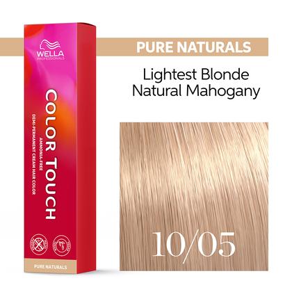 Color Touch 10/05 10NRv Lightest Blonde Natural Mahogany Demi-Permanent