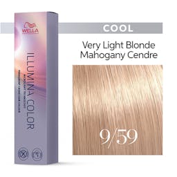 Illumina Color 9/59 Very Light Blonde Mahogany Cendre Permanent Hair Color