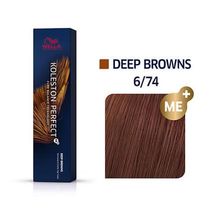 Koleston Perfect 6/74 Dark Blonde/Brown Red Permanent