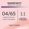 Shinefinity Zero Lift Glaze 04/65 Marrón Mediano Violeta Caoba (Cerezo Profundo)