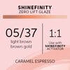 Shinefinity Zero Lift Glaze 05/37 Marrón claro Marrón dorado (Caramel Espresso)