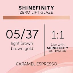 Shinefinity Zero Lift Glaze 05/37 Light Brown Gold Brown (Caramel Espresso)