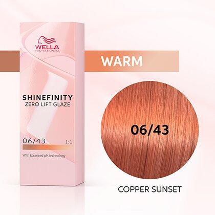 Shinefinity Zero Lift Glaze 06/43 Dark Blonde Red Gold (Copper Sunset)