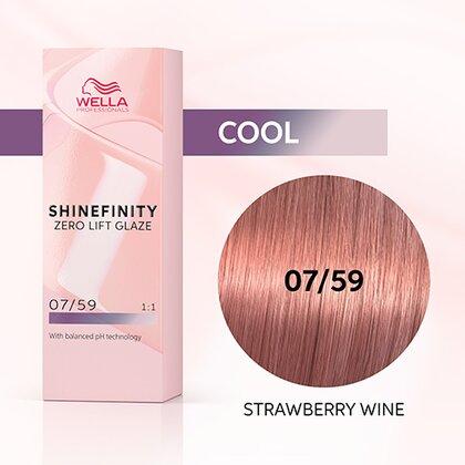 Shinefinity Zero Lift Glaze 07/59 Medium Blonde Mahogany Cendre (Strawberry Wine)