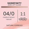 Shinefinity Zero Lift Glaze 04/0 Marrón Medio Natural (Espresso Natural)