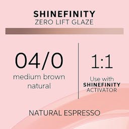 Shinefinity Zero Lift Glaze 04/0 Medium Brown Natural (Natural Espresso)