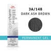 Color Charm Permanent Gel 3A Dark Ash Brown