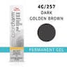 Color Charm Permanent Gel 4G Dark Golden Brown