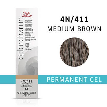 Color Charm Permanent Gel 4N Medium Brown