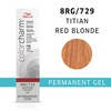 Color Charm Permanent Gel 8RG Titian Red Blonde