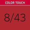 Color Touch 8/43 Light Blonde/Red Gold Demi-Permanent