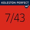 Koleston Perfect 7/43 Medium Blonde/Red Gold Permanent