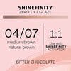 Shinefinity Zero Lift Glaze 04/07 Medium Brown Natural Brown (Bitter Chocolate)