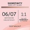 Shinefinity Zero Lift Glaze 06/07 Dark Blonde Natural Brown (Deep Walnut)