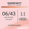 Shinefinity Zero Lift Glaze 06/43 Dark Blonde Red Gold (Copper Sunset)