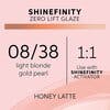 Shinefinity Zero Lift Glaze 08/38 Light Blonde Gold Pearl (Honey Latte)